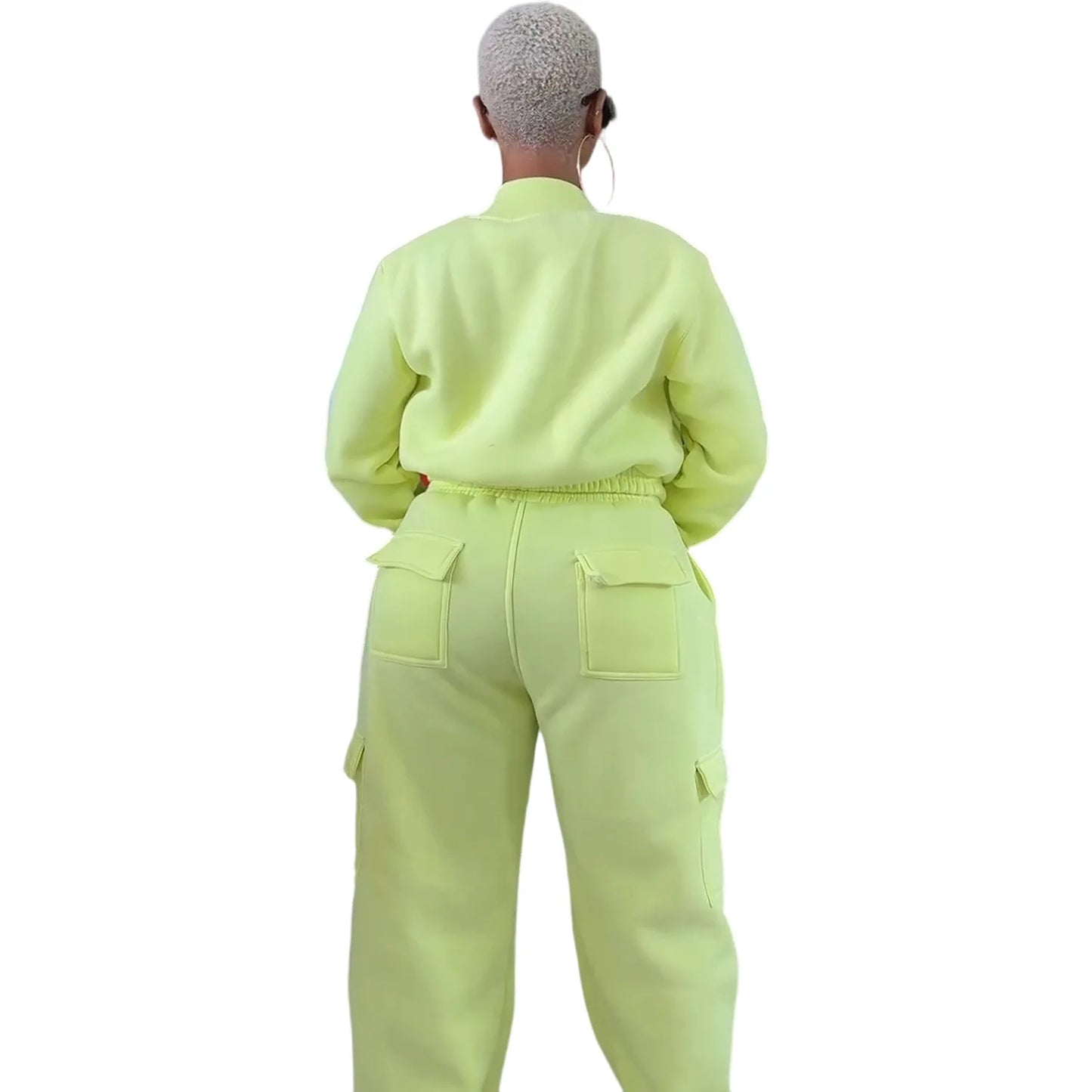 Fall Warm Two Piece Activewear Set