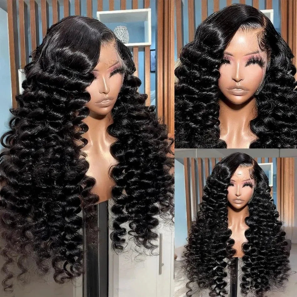 Deep Wave Lace Front Human Hair Wig