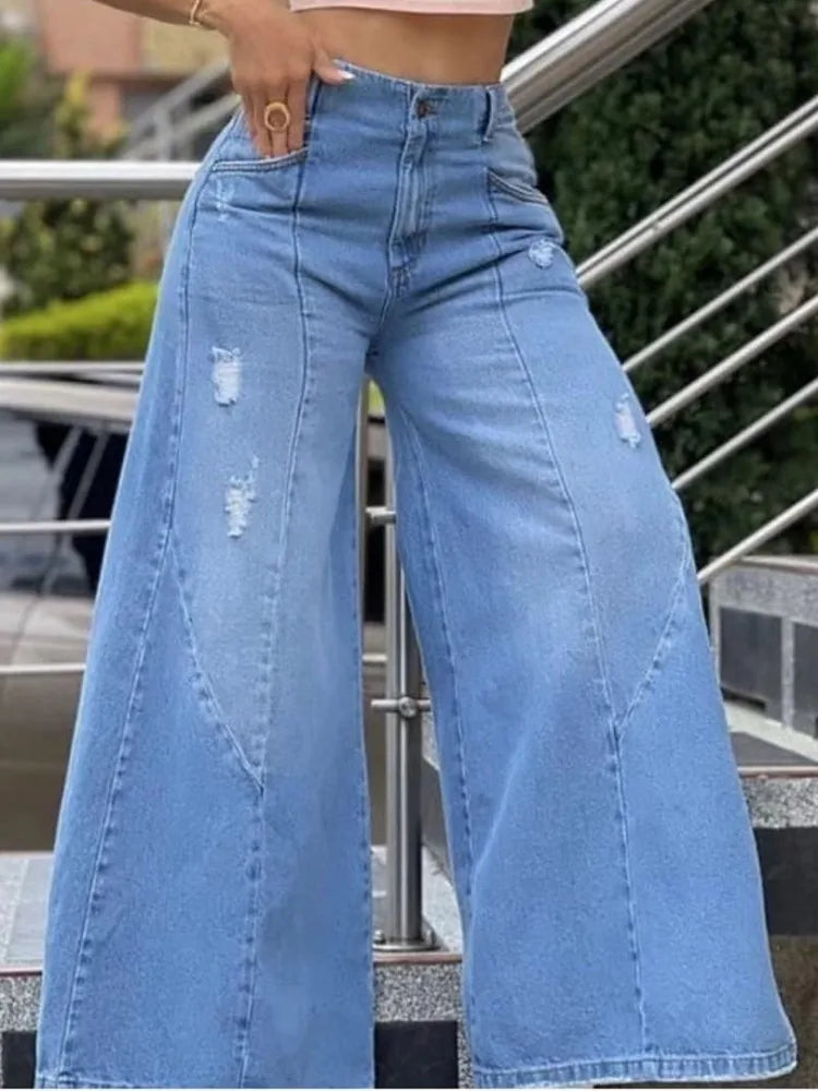 High Waist Wide Leg Jeans