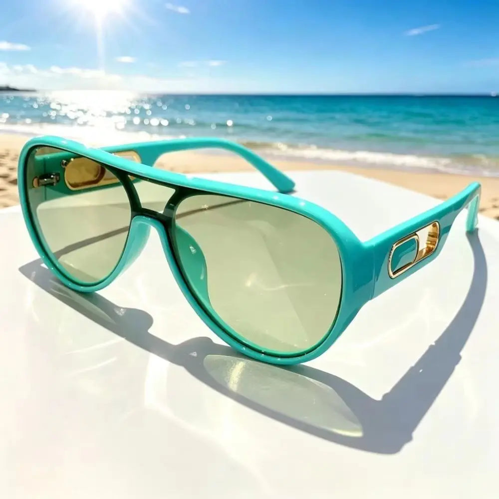Oversized Square Pilot Sunglasses