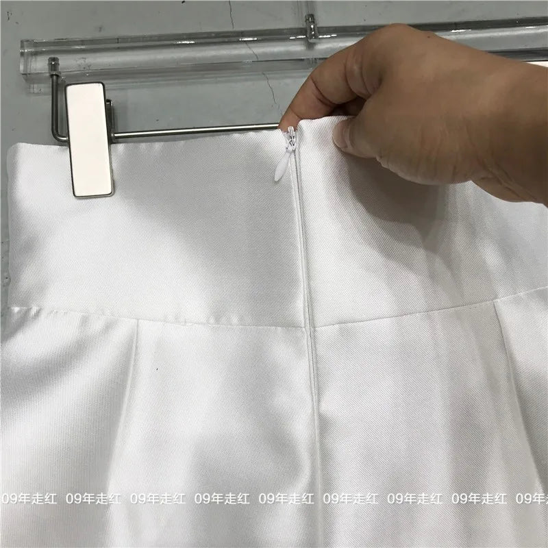 Fashion High-waisted Fluffy Pants 2025 Spring and Summer New Satin Casual Loose Wide-leg Suit Shorts Women's Versatile Shorts