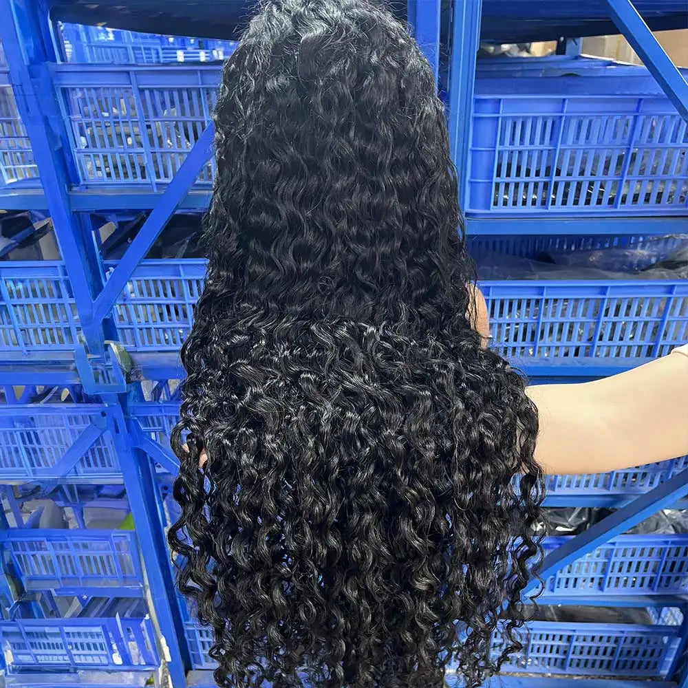 Glueless Deep Wave Water Curl Wig