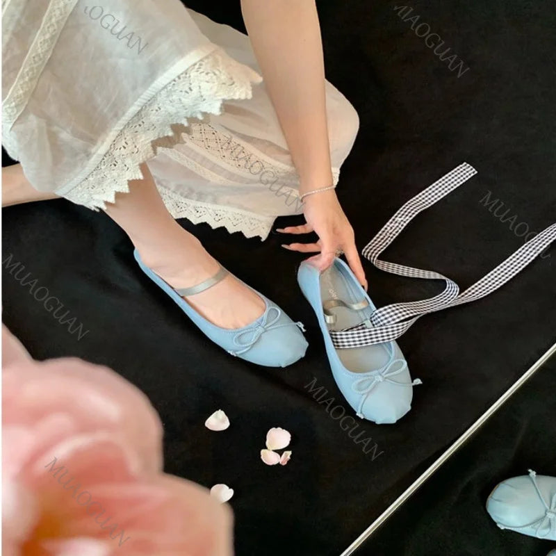 Butterfly Knot Ballet Flats