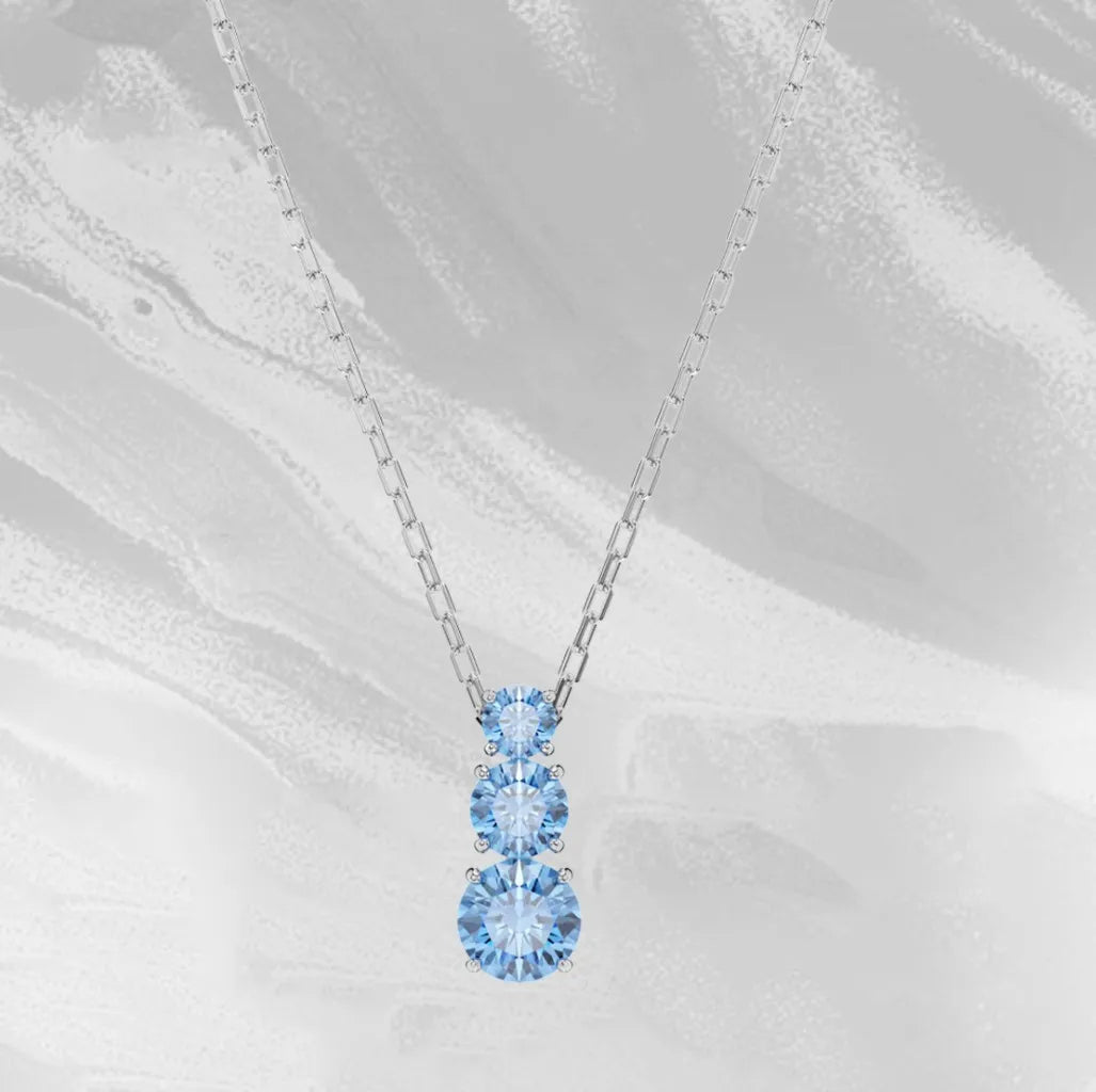 Dazzling Zircon Crystal Statement Necklace for Women
