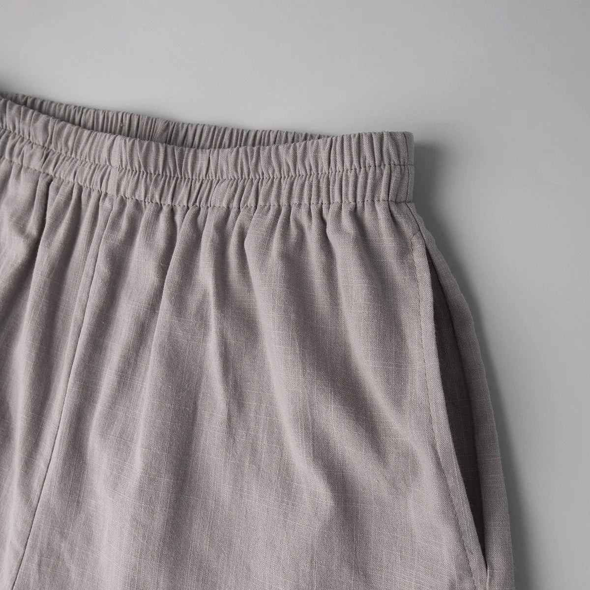 Lightweight White Cotton Summer Two Piece Set for Women