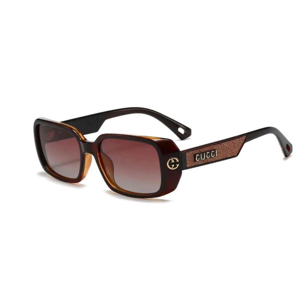 Patterned Square UV400 Sunglasses