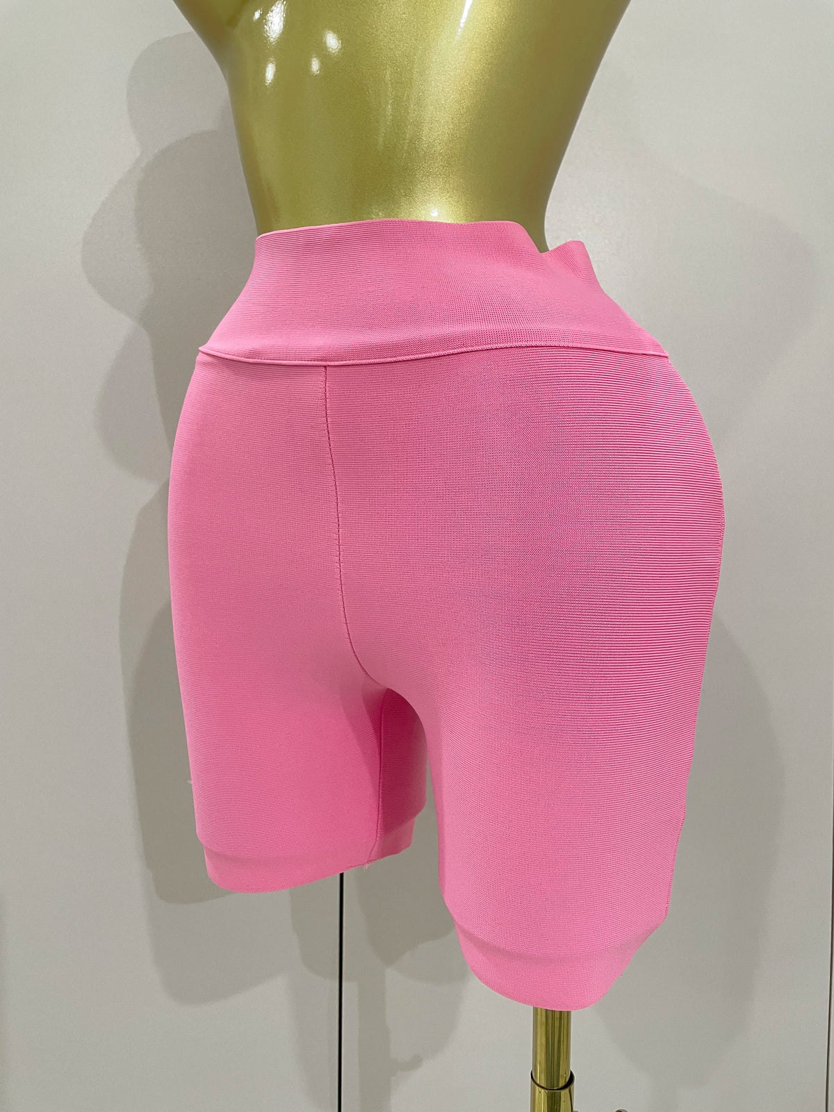 Stock Bandage Shorts Purple Pink Bandage Short Pants High Waist Top Quality Rayon Bandage Casual Sports Shorts Wholesale