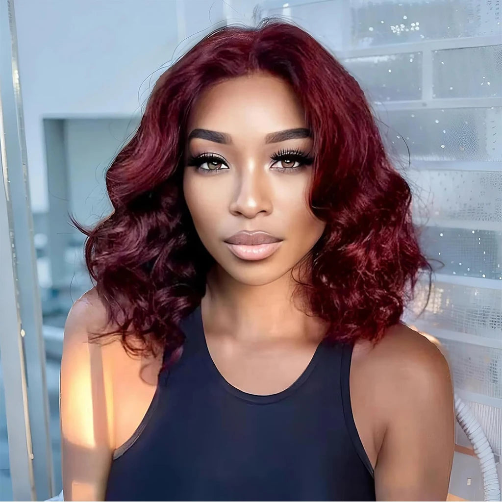 Ombre Honey Blonde Body Wave Lace Front Wig for Women