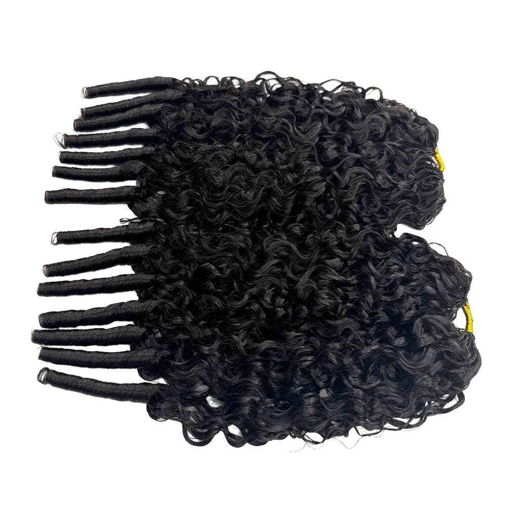 Knotless Pre Separated Loop Crochet Human Hair Extensions for Women
