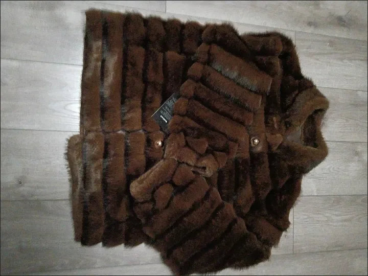 Faux Fur Coat for Women,Single Breasted Jacket,Thicken Warm,High Quality,Preppy Style, Female Clothes,New,Winter,2025