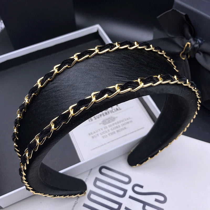 Wide Edge Volumizing Hair Headband with Secure Hold for Women