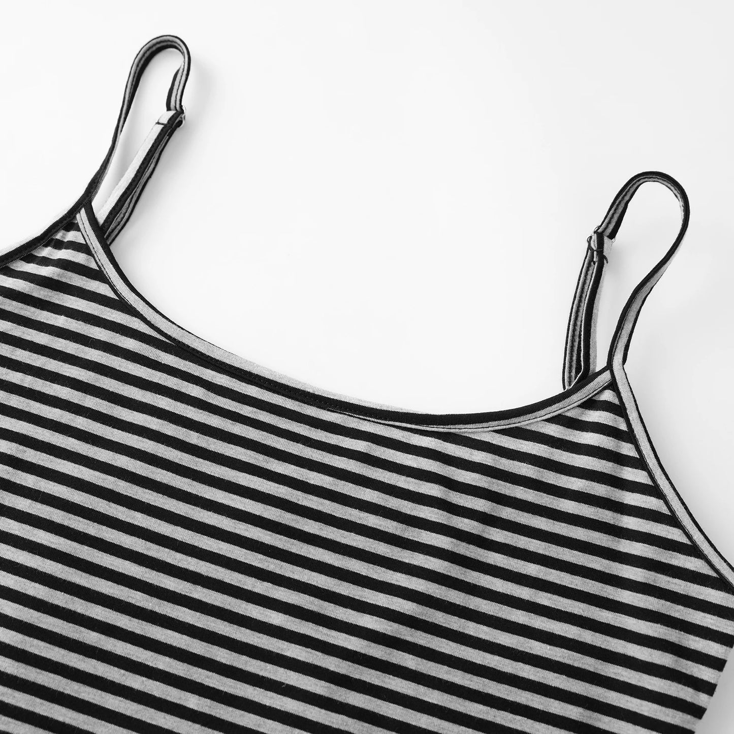Striped Casual Summer Crop Top And Shorts Set for Women