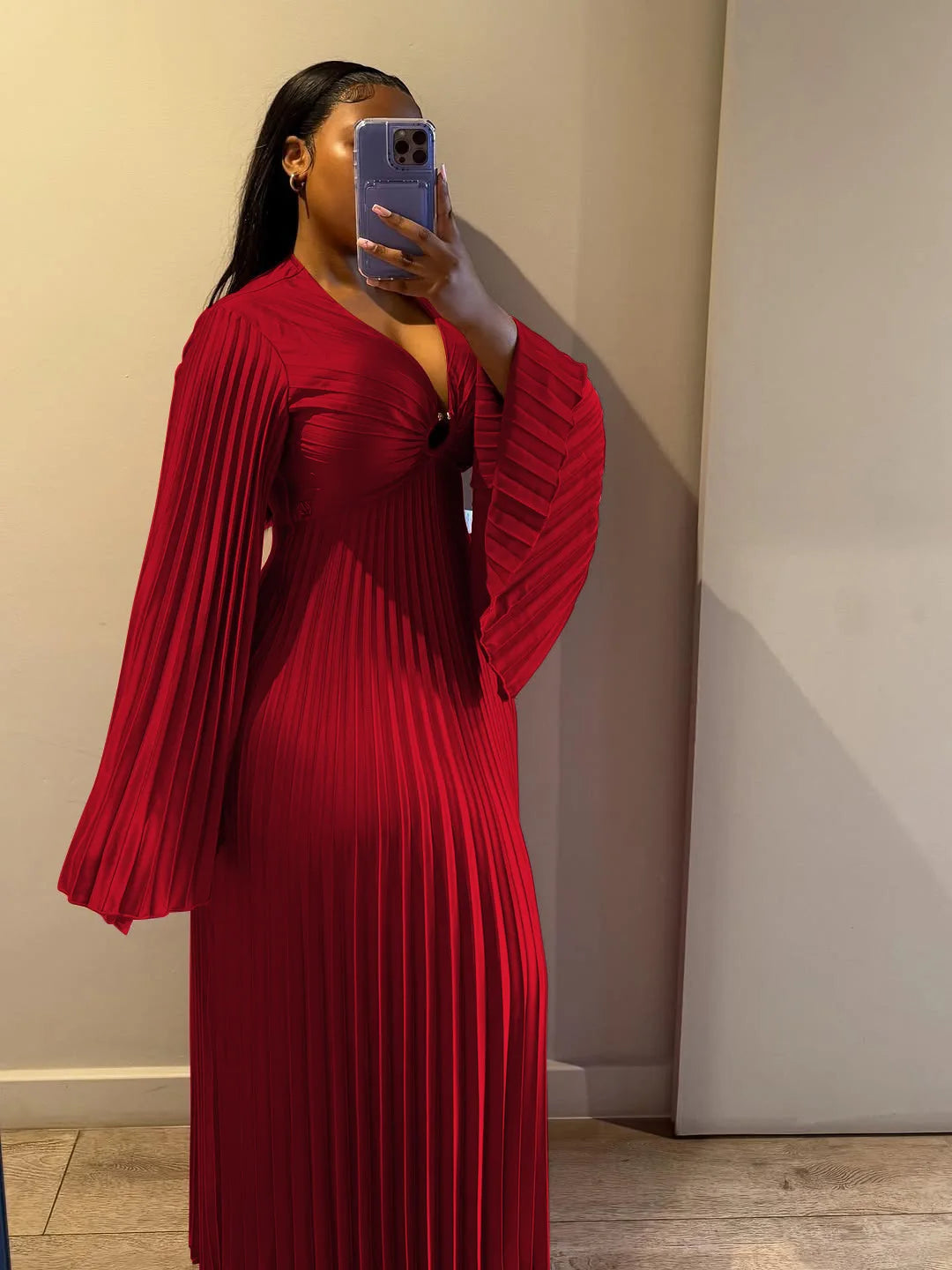 Elegant African Wedding Maxi Kaftan Dress for Women