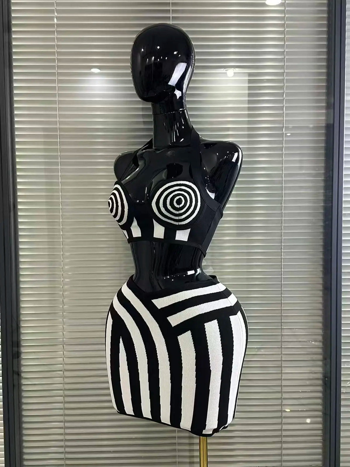 Women Sexy Halter Off the Shoulder 2 Pieces Bodycon  Mini Skirt Set Party Dating Club Party Outfit Bandage Dress