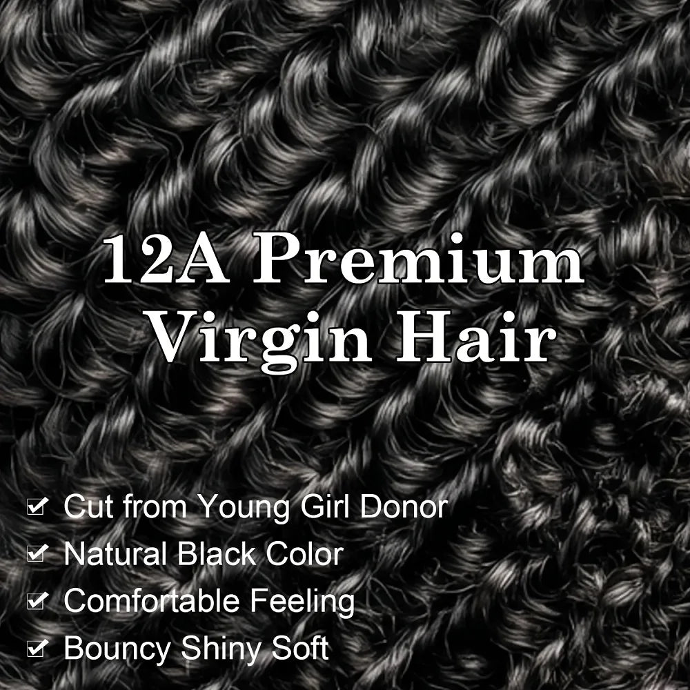 Burmese Curly Knotless Crochet Hair Extensions for Women