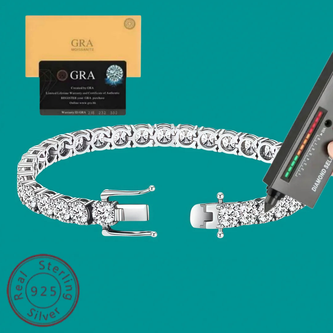 Moissanite Tennis Bracelet