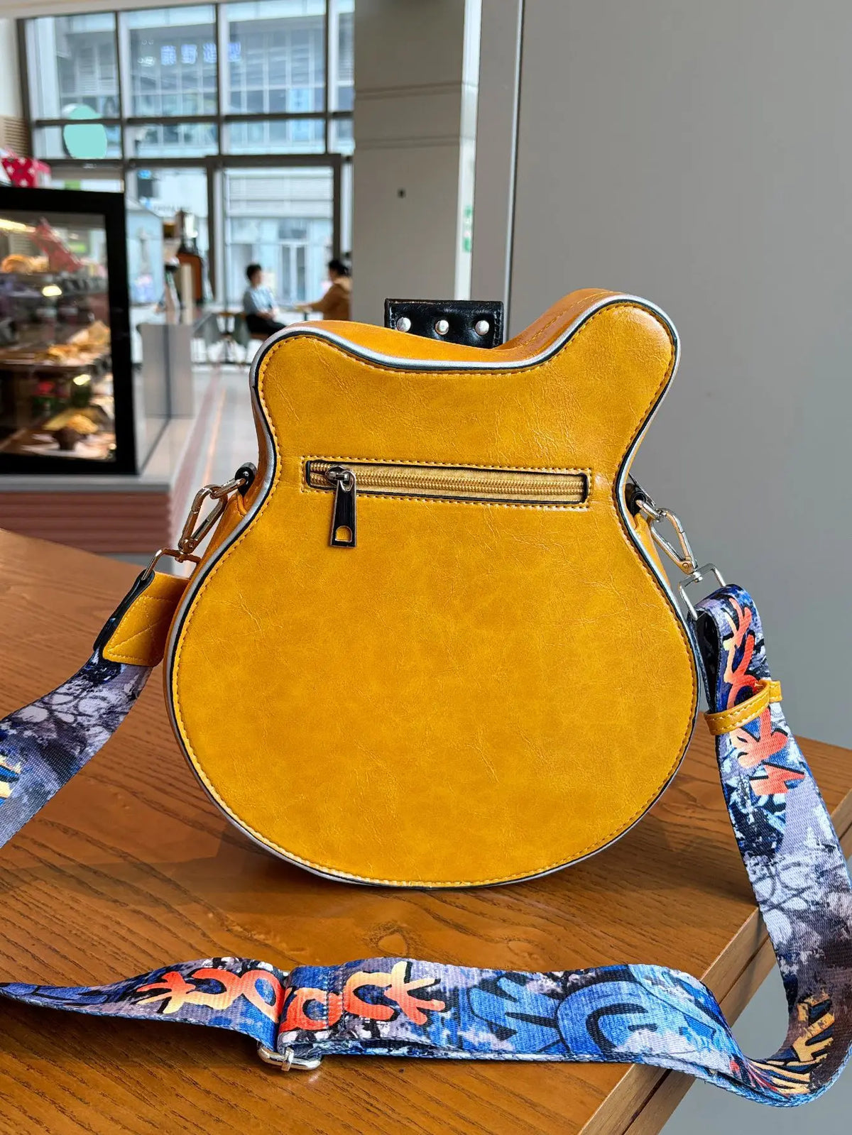 Y2K Guitar Shaped Crossbody Bag