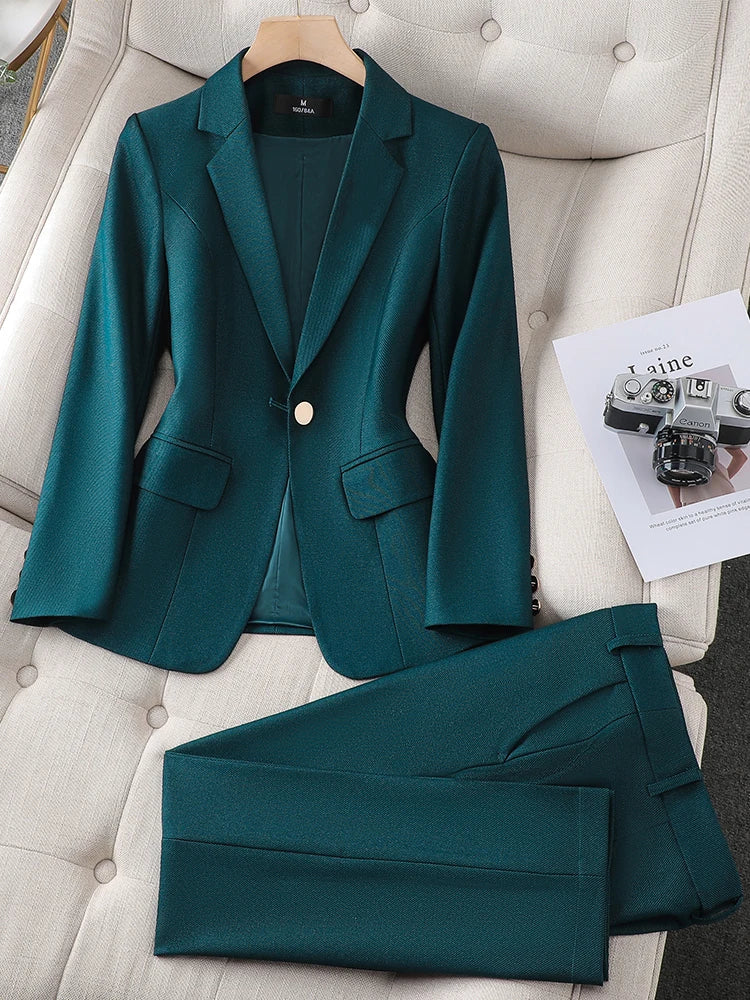 Slim Fit Blazer And Pant Suit