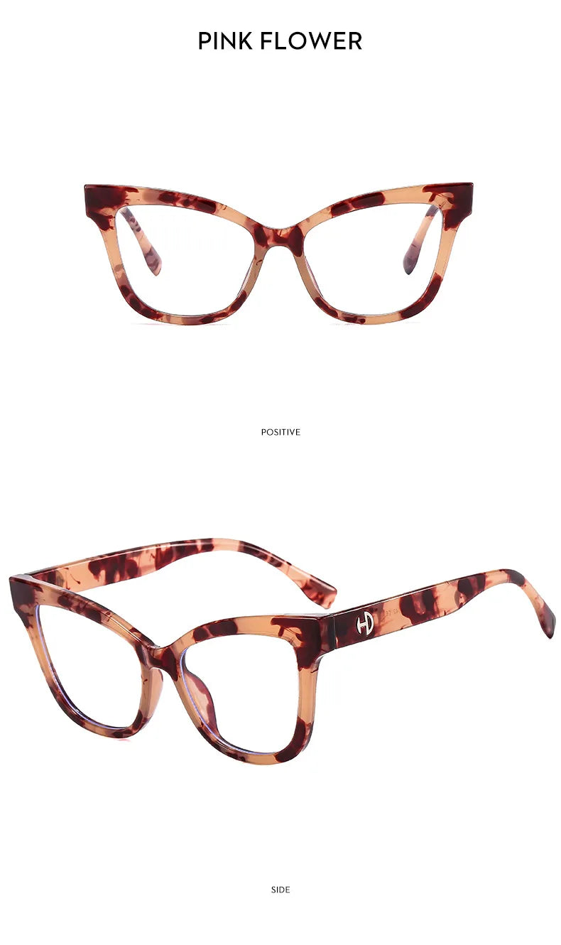 Vintage Blue Light Blocking Cat Eye Reading Glasses for Women