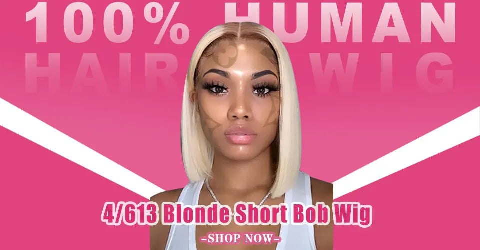 Ombre Honey Blonde Human Hair Lace Front Wig for Women