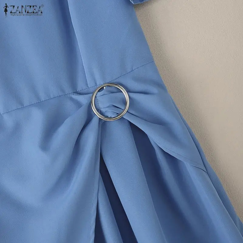 Layered Asymmetric A-Line Dress
