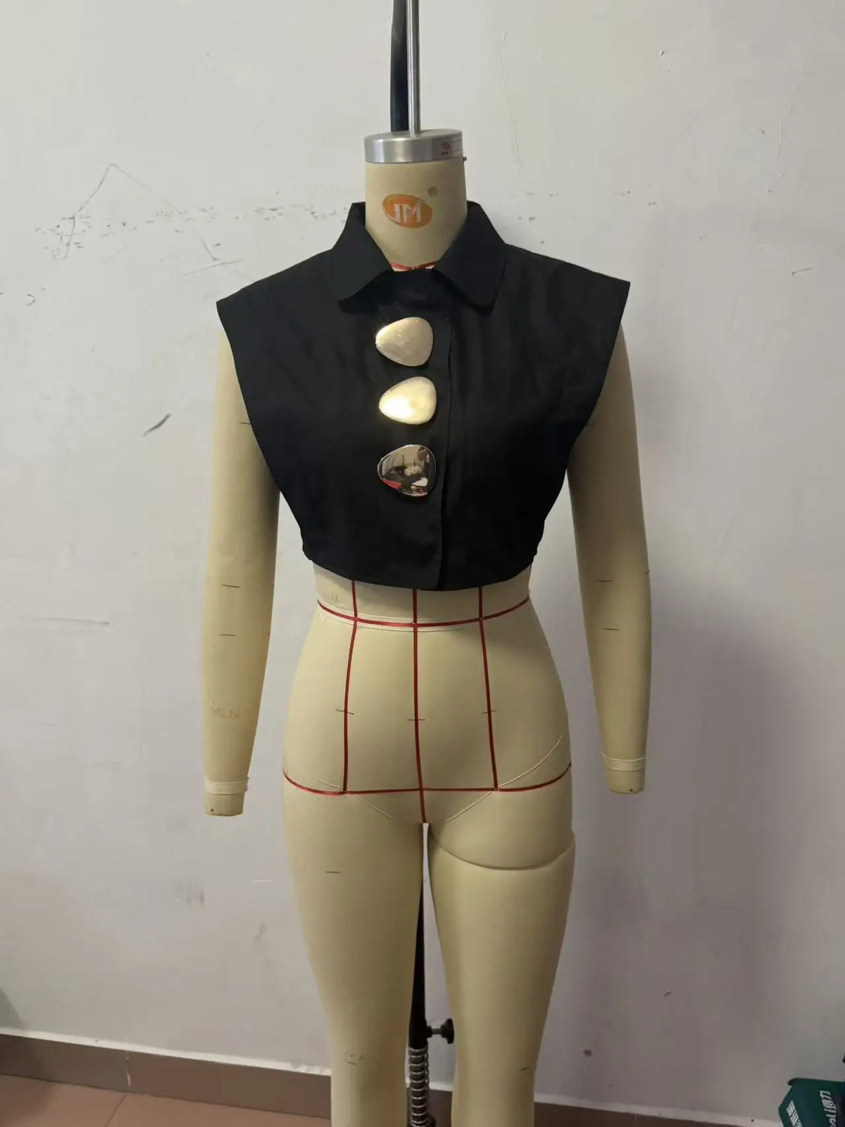 Elegant Sequined Sleeveless Office Blouse for Women