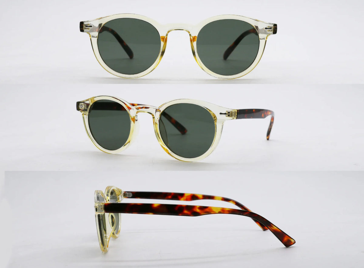 Vintage Round Gradient Sunglasses