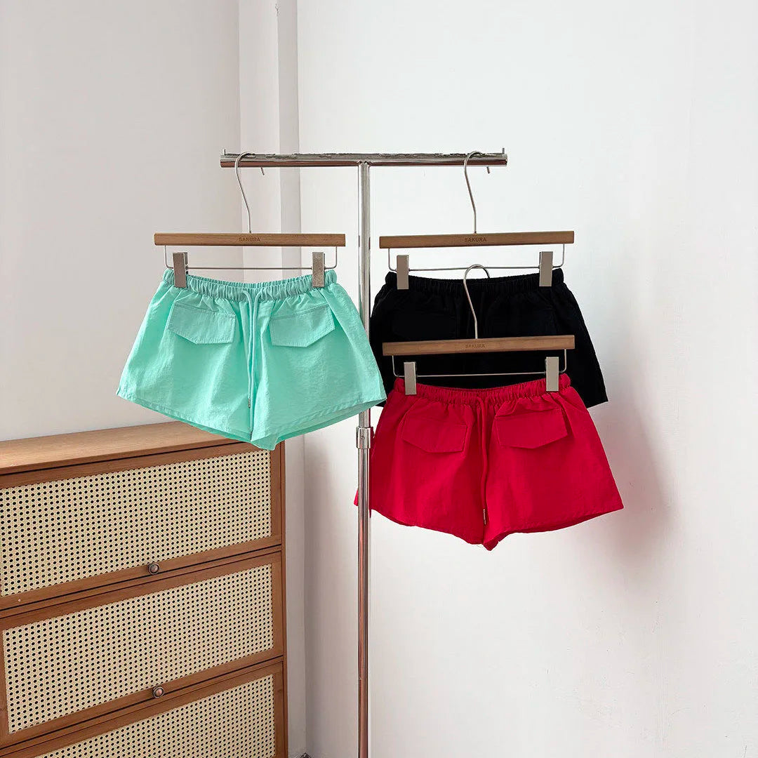Lightweight Casual Loose Drawstring Shorts For Women