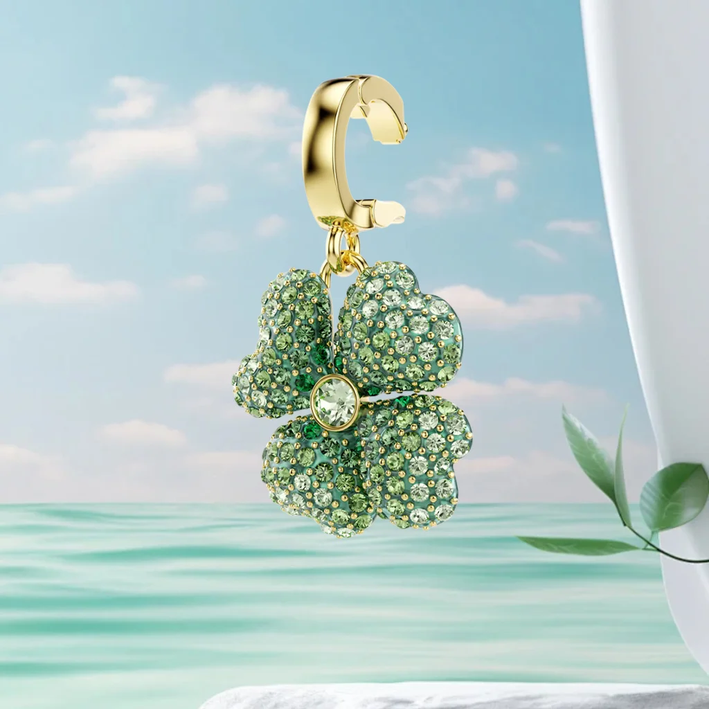 Pearl Crystal Necklace and Earring Jewelry Set for Women