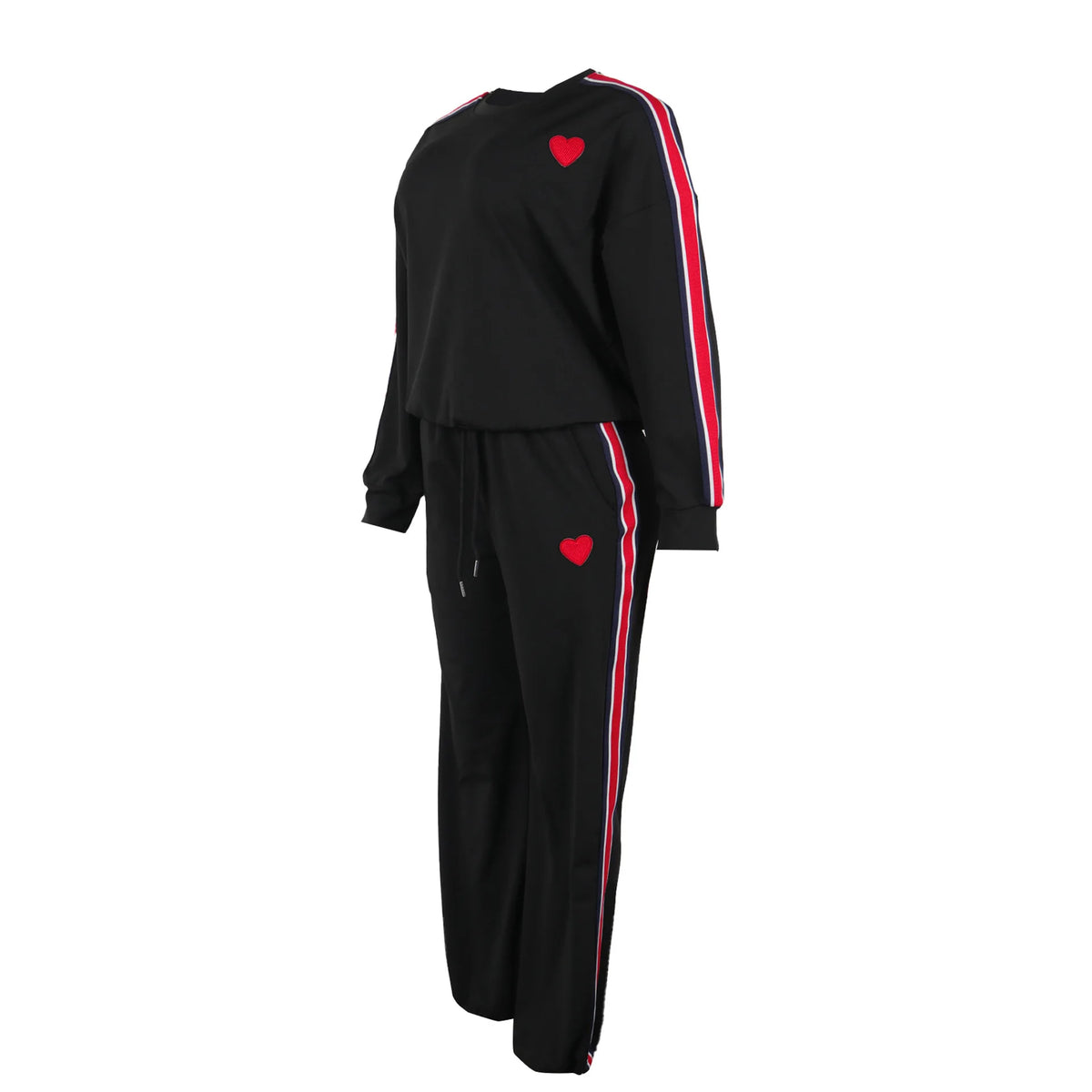 Casual Matching Two-Piece Jogger Tracksuit Set for Women