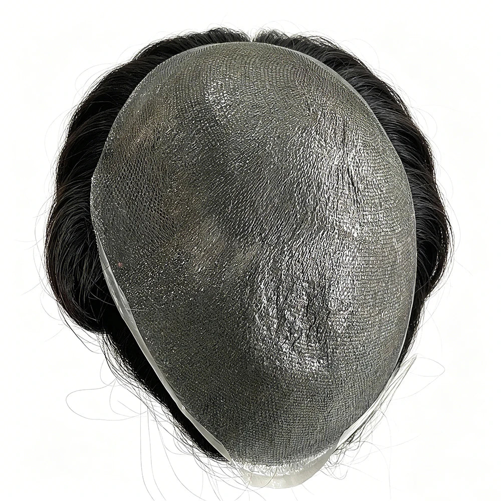Undetectable Thin Skin Human Hair Toupee for Women