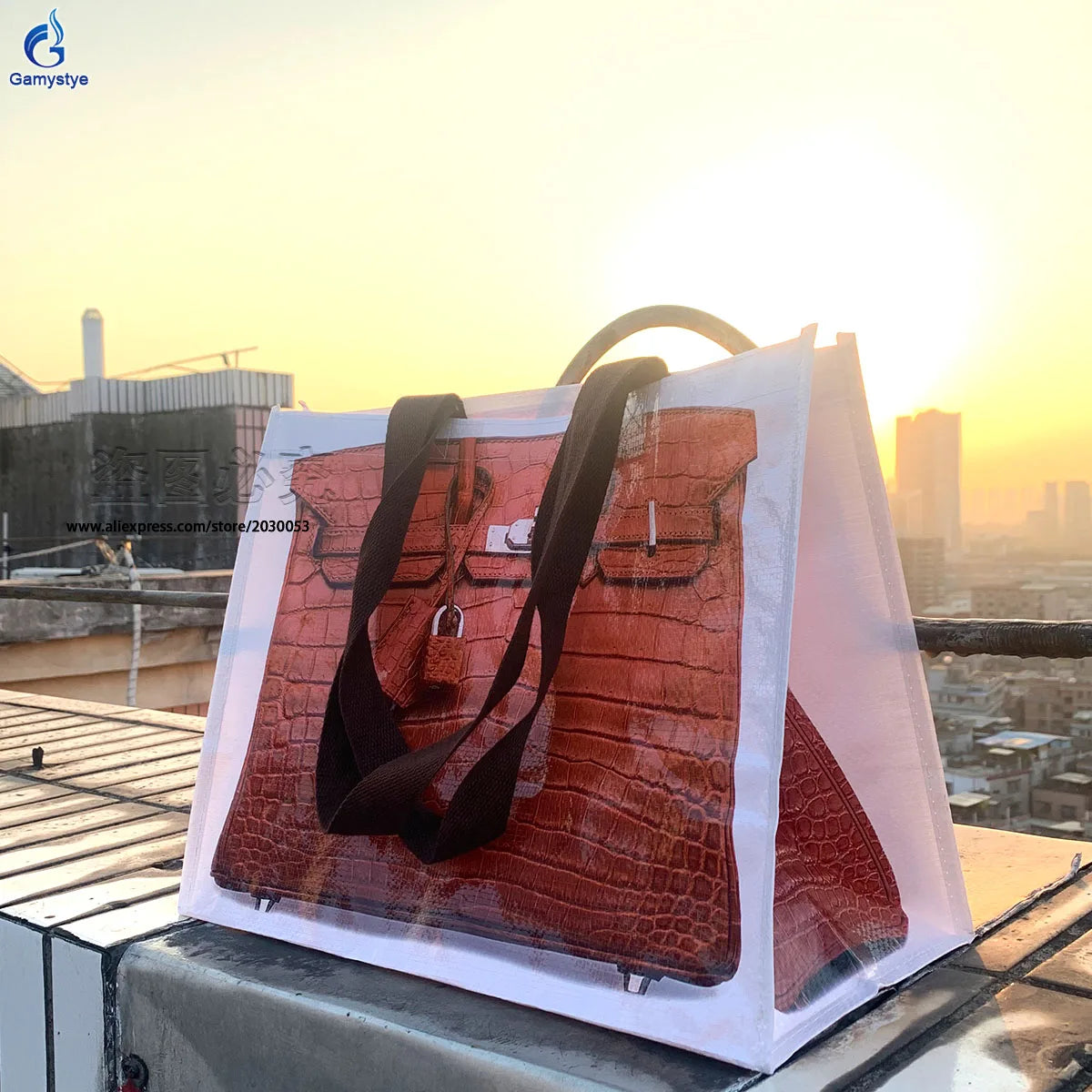 Unisex Extra Large Woven Tote Bag