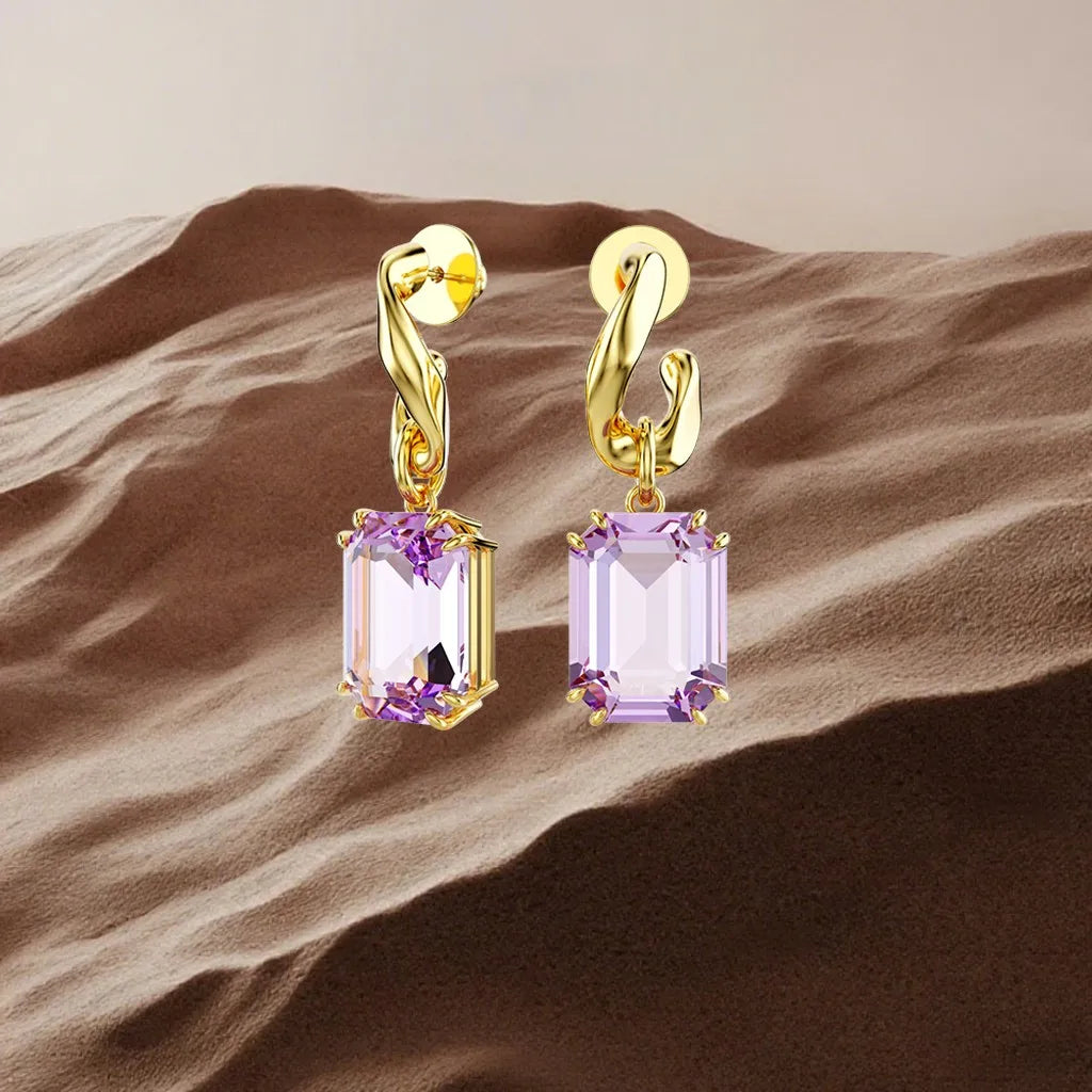 Luminous Gold Plated Zirconia Pendant Necklace for Women