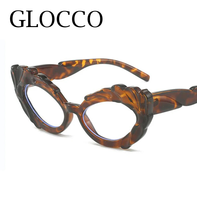 Anti Blue Light Green Cat Eye Reading Glasses For Women