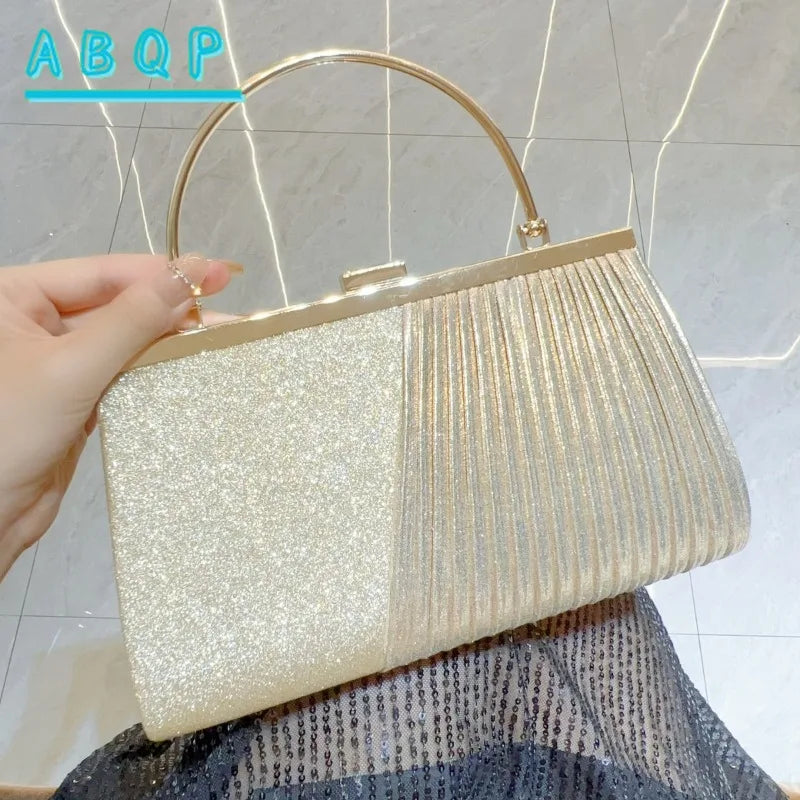 New Evening Women's Bag Luxury Brand Shiny Mini Handbag Colorful Diamond Large Capacity Mini Women's Shoulder Bag High Quality
