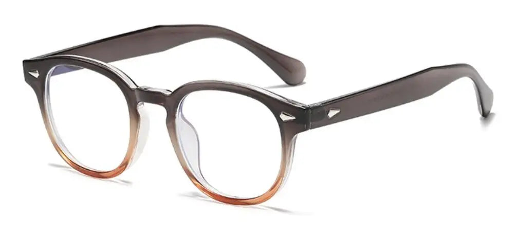 Ultralight Retro Round Frame Reading Glasses for Women