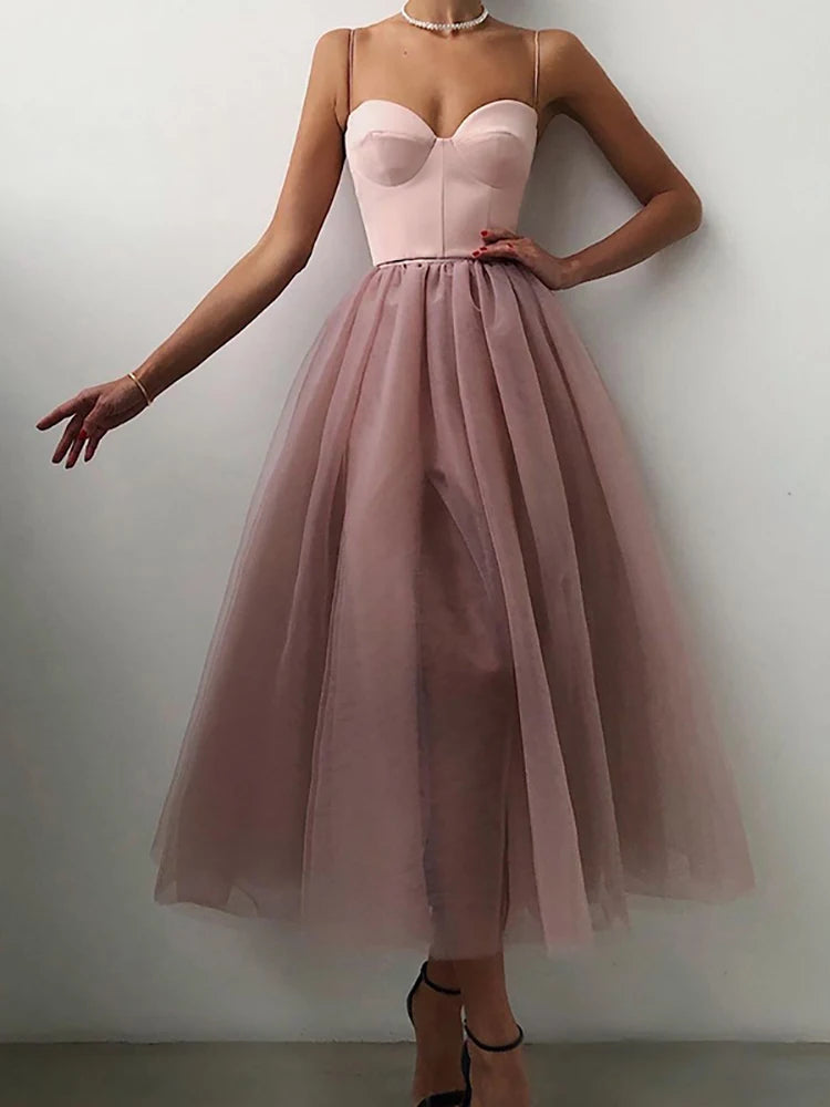 Elegant Lantern Sleeve V Neck Maxi Dress for Women