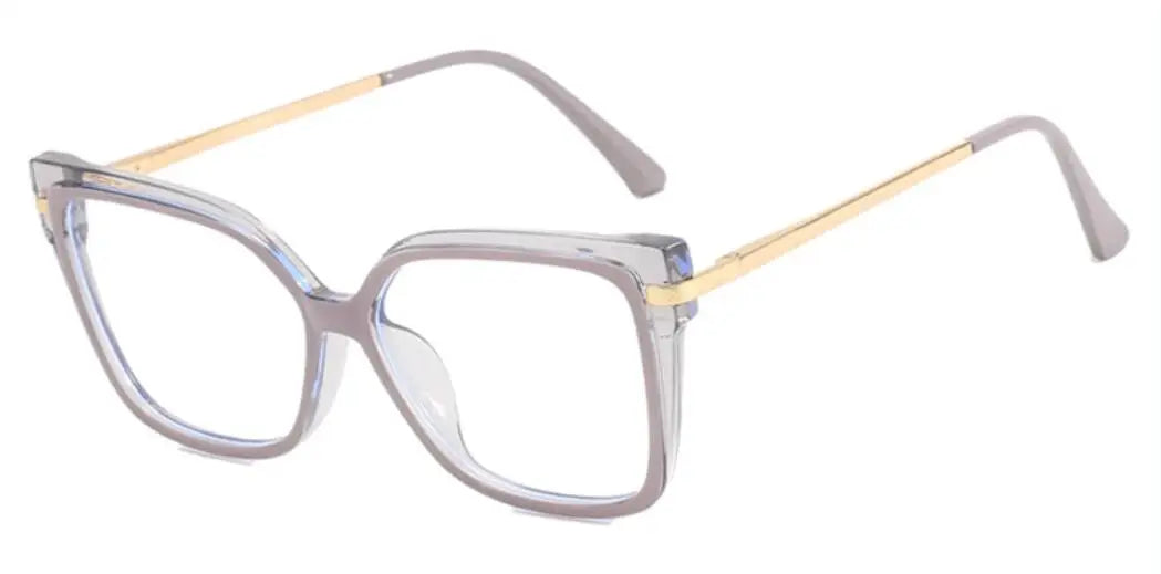 Leopard Square Frame Blue Light Blocking Reading Glasses For Women