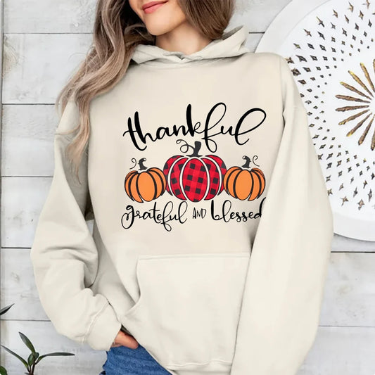 Halloween Pumpkin Graphic Hoodie Casual Drawstring Design Thermal Top Long Sleeve Multi Pocket Sweatshirt Fashion Sweater Autumn