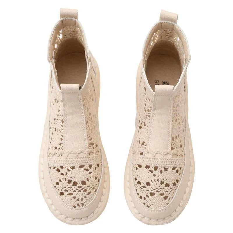 Breathable Mesh Summer Casual Walking Boots for Women