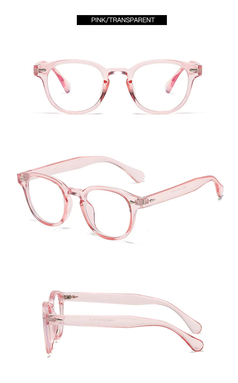 Ultralight Retro Round Frame Reading Glasses for Women