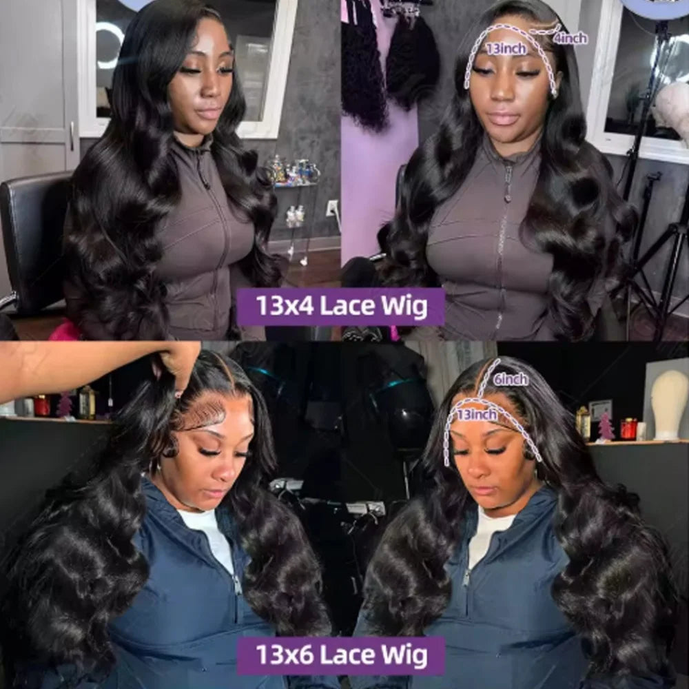 Remy Human Hair Glueless HD Lace Front Wig for Women