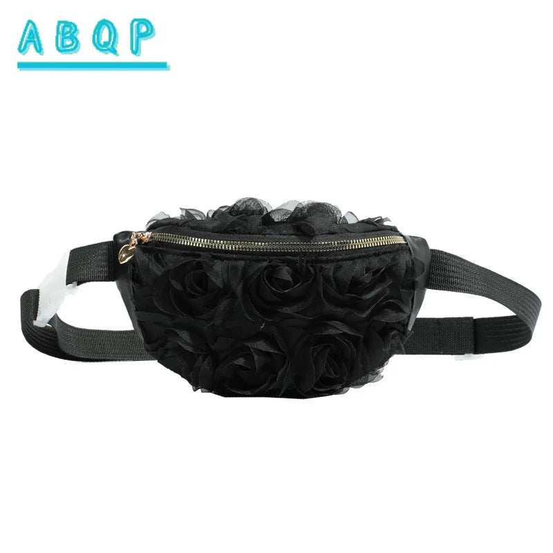 New Women's Waist Bag Flower Shape Fashionable Women's Waist Bag Lace Luxury Lightweight Women's Crossbody Bag High Quality