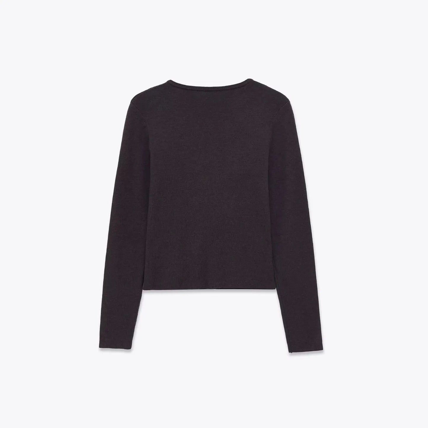 Slim Lace Knit Cardigan With V Neck Lightweight for Women