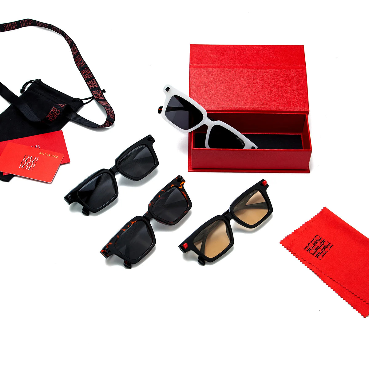 Retro Square Frame Fashion Sunglasses
