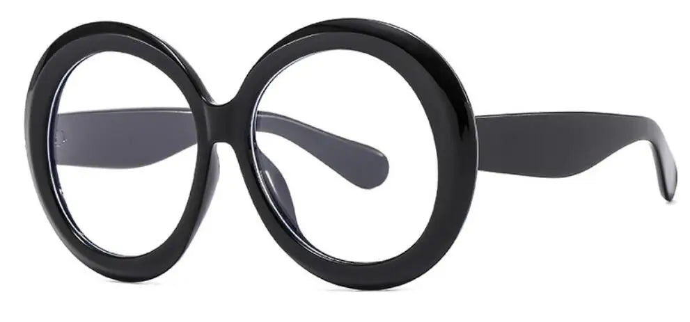 Fashionable Blue Light Round Frame Reading Glasses for Women