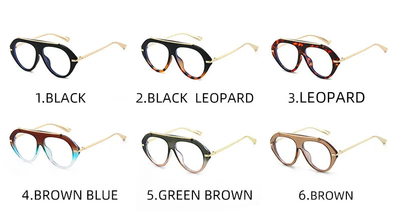 Oversized Blue Light Blocking Reading Glasses for Women