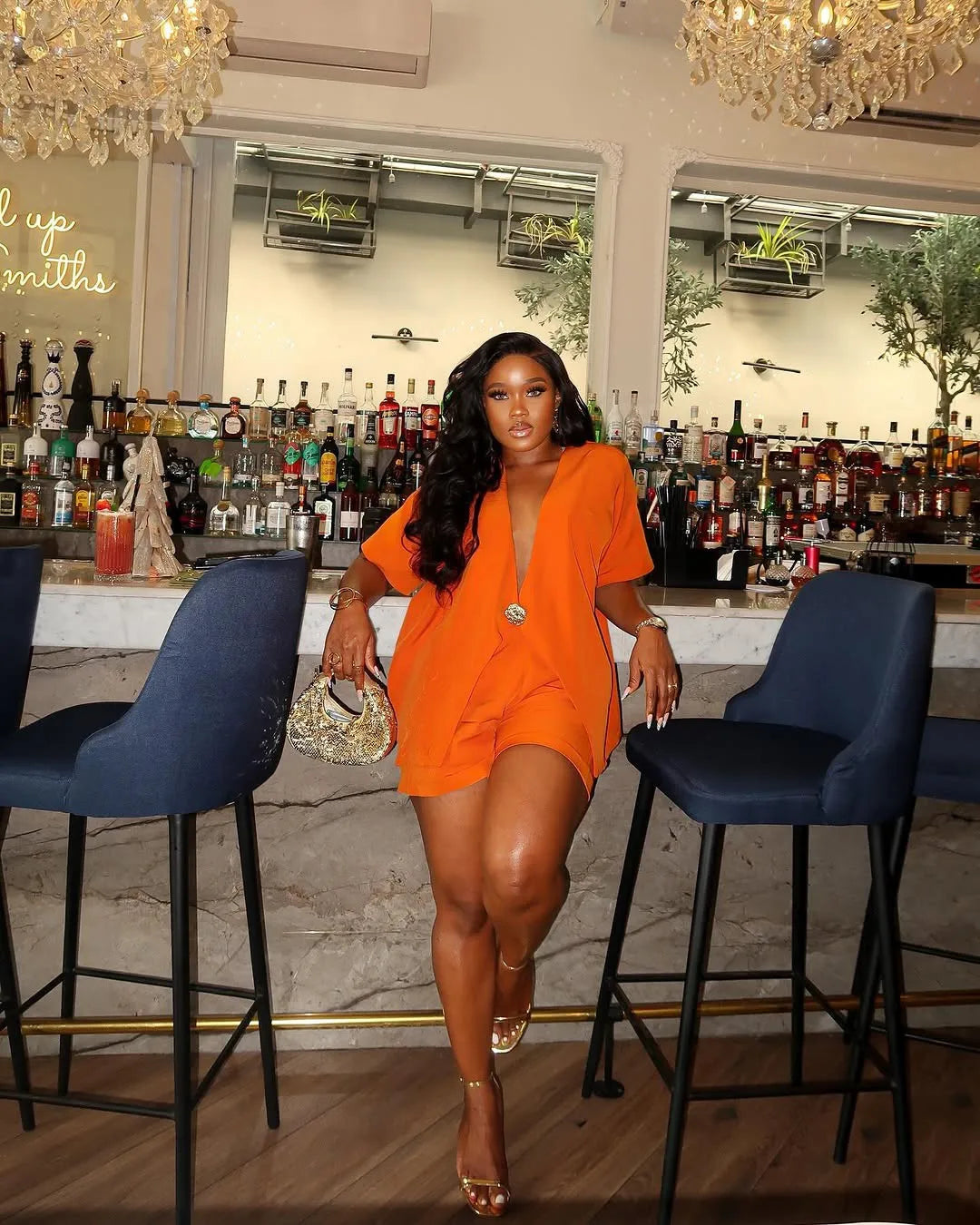 CM.YAYA Women Set v-neck Short Sleeve Shirts blazers +Shorts suits Two 2 Piece Sets Fashion 2025 OL Work Outfit Tracksuit Summer