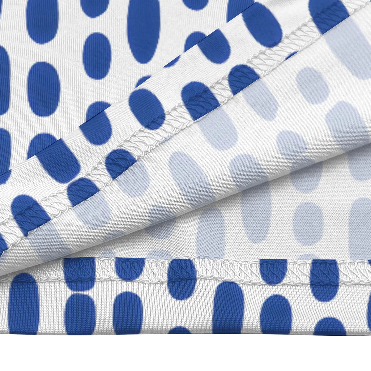 Polka Dot Short Sleeve Top and Biker Shorts Set for Women