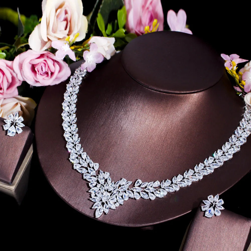Yellow Cubic Zirconia Bridal Jewelry Set